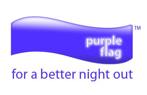 purple flag award logo 